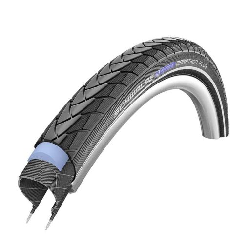 Schwalbe, Marathon Plus, Tire, 700x38C, Wire, Clincher, Endurance, SmartGuard, 67TPI, Black