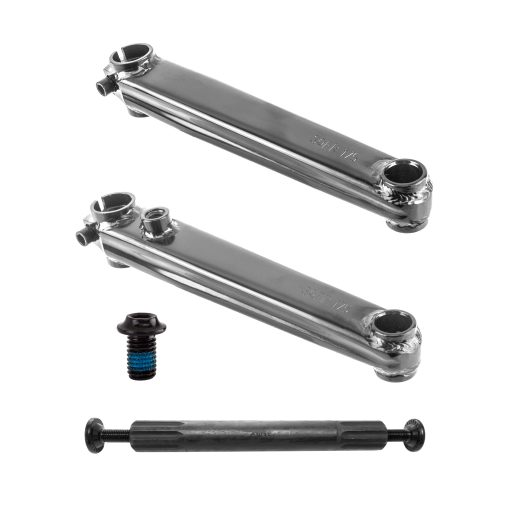 SE V-Ridge BMX Crankarm Set, 19mm, Chrome - Image 2