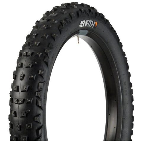 45NRTH Wrathchild Tire - 26 x 4.6, Tubeless, Folding, Black, 120tpi, 224 XL Concave Carbide Aluminum Studs