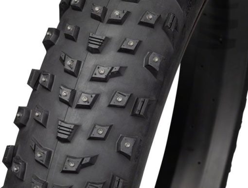 45NRTH Wrathlorde Tire - 26 x 4.2, Tubeless, Folding, Black, 120tpi, 300 XL Concave Carbide Aluminum Studs - Image 5