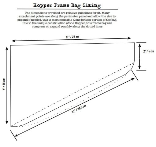 Revelate Designs Hopper Frame Bag - Black - Image 3