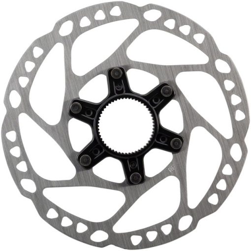 Shimano SM-RT64-S Disc Brake Rotor with External Lockring - 160mm, Center Lock, Silver - Image 2