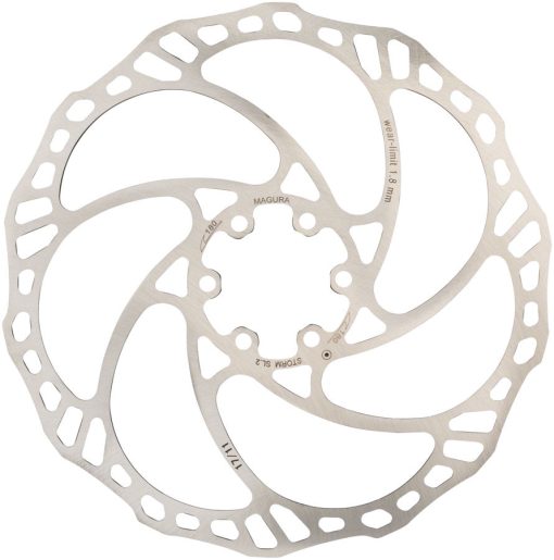 Magura Storm SL.2 Disc Brake Rotor - 180mm, 6-Bolt, Silver - Image 2