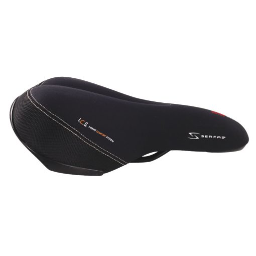 Serfas DDM-200 Dual Density  Men’s Comfort w/ Lycra Cover Saddle - Image 5