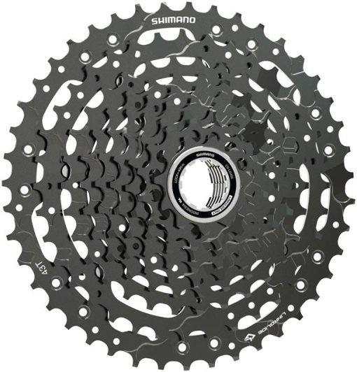 Shimano CUES CS-LG400-10 Cassette - 10 Speed, 11-43t, LINKGLIDE, Black - Image 2