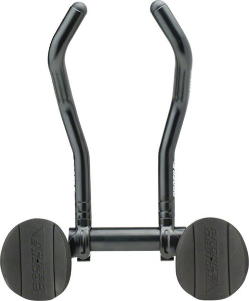 Profile Design Legacy II Aluminum Aerobar: with ZB Bracket and Venturi Armrest, Matte Black - Image 3