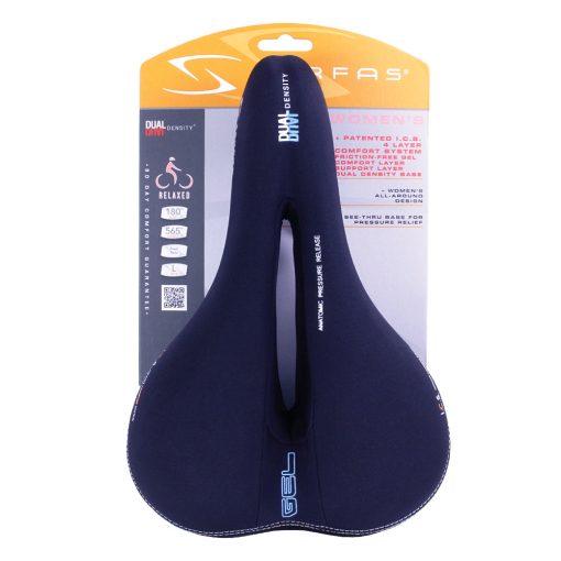 Serfas DDL-CT Dual Density  Women’s Comfort W/Cutout & Lycra Cover Saddle - Image 6