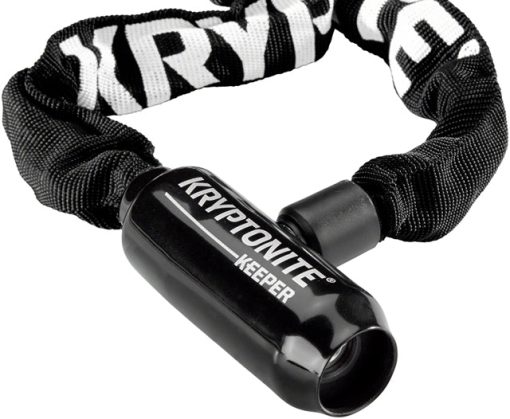 Kryptonite Keeper 585 Integrated Chain Lock - 85cm (2.8'), 5mm, Keyed, Black - Image 2