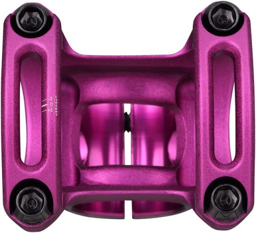 Spank SPLIT 35 Stem - 40mm, 35mm Clamp, 0 Degree, 1-1/8", Purple - Image 3