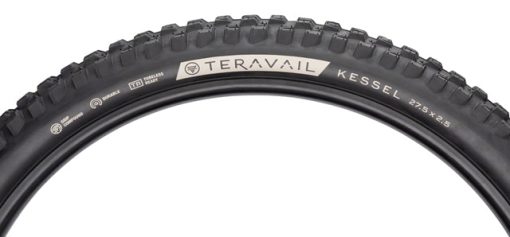 Teravail Kessel Tire - 27.5 x 2.5, Tubeless, Folding, Black, Ultra Durable - Image 3