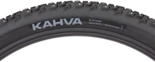 45NRTH Kahva Tire - 29 x 2.25, Tubeless, Folding, Black, 60 TPI, 252 Concave Carbide Studs - Image 2