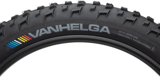 45NRTH Vanhelga Tire - 26 x 4.2, Tubeless, Folding, Black, 120 TPI - Image 3