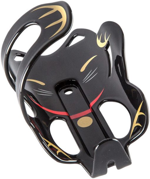 Portland Design Works Lucky Cat Water Bottle Cage: Black Cat - Image 2