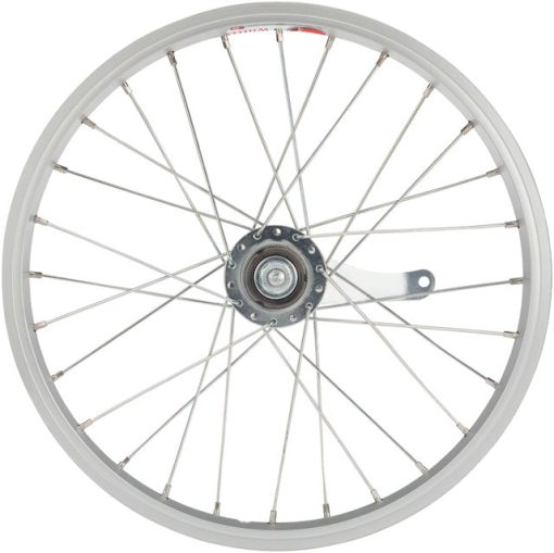 Sta-Tru Single Wall Rear Wheel - 16", 3/8" x 110mm, Coaster Brake, Freewheel, Silver, Clincher - Image 4