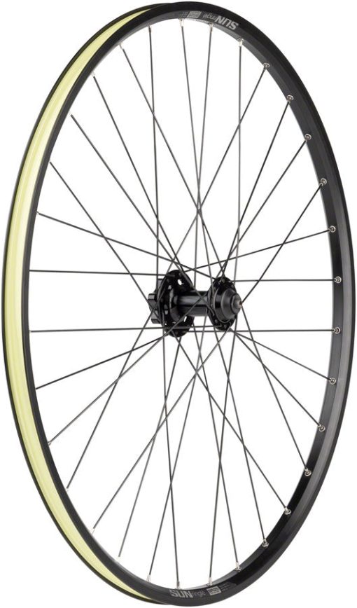 Quality Wheels Value Double Wall Series Disc Front Wheel - 27.5", QR x 100mm, 6-Bolt/Rim, Black