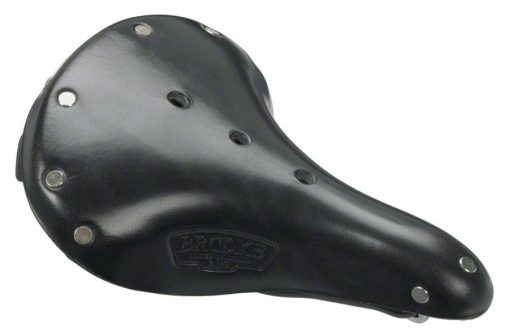 Brooks B17 Standard Saddle - Steel, Black, Women's - Image 2