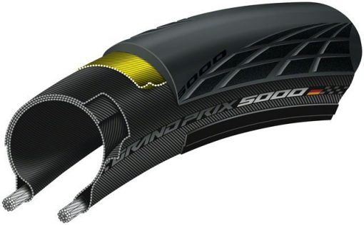 Continental Grand Prix 5000 Tire - 700 x 25, Clincher, Folding, Black, BlackChili, Vectran Breaker, LazerGrip, ACT - Image 3