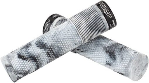 DMR DeathGrip Flangeless Grips - Thick, Lock-On, Snow Camo - Image 2