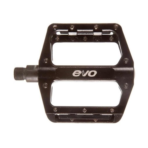 EVO, Hightail, Platform Pedals, Body: Aluminum, Spindle: Cr-Mo, 9/16'', Black, Pair - Image 2