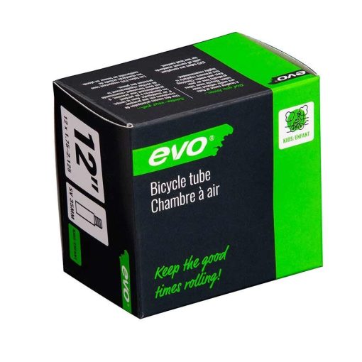 EVO, SV, Tube, Schrader, Length: 35mm, 12-1/2'', 1.75-2.125 Bicycle Tube