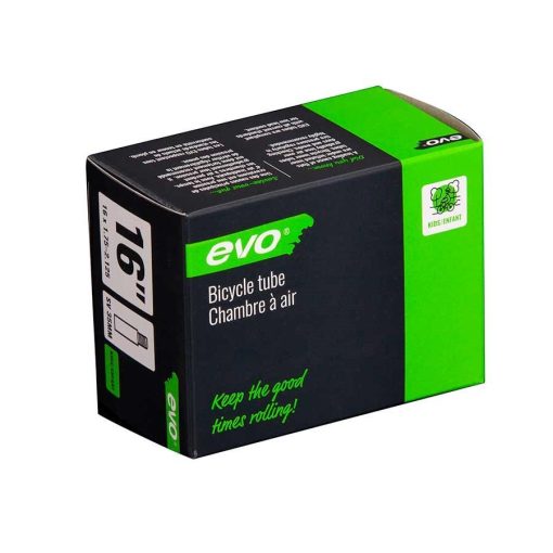 EVO, SV, Tube, Schrader, Length: 35mm, 16'', 1.75-2.125 Bicycle Tube