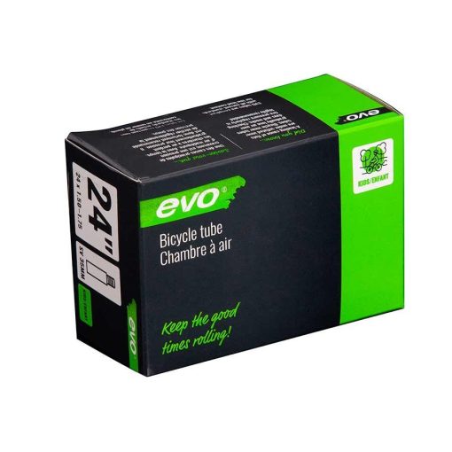 EVO, SV, Tube, Schrader, Length: 48mm, 24'', 1.50-1.75 Bicycle Tube