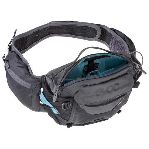 EVOC, Hip Pack Pro, Hydration Bag, Volume: 3L, Bladder: Included (1.5L), Black/Carbon Grey - Image 3