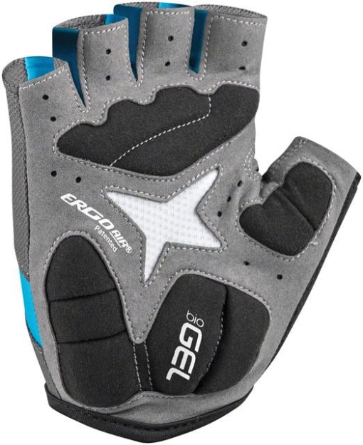 Garneau Biogel RX-V Gloves - Charcoal/Blue, Short Finger, Women's, Medium - Image 2