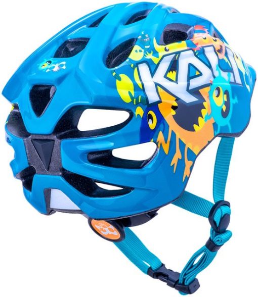 Kali Protectives Chakra Child Helmet - Monsters Blue, Children's, X-Small - Image 3