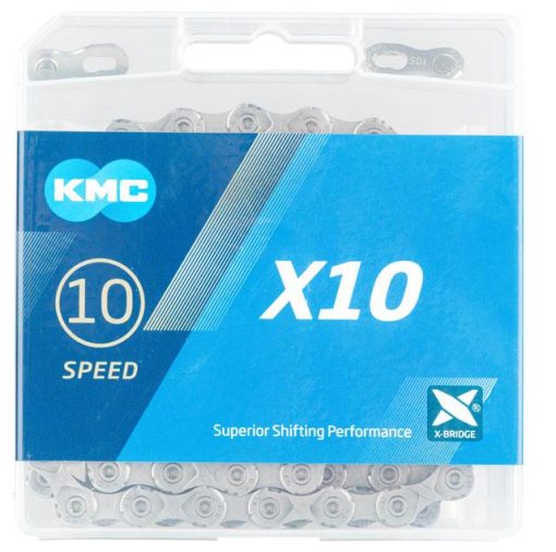 KMC X10 Chain - 10-Speed, 116 Links, Gray - Image 2