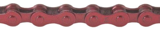 KMC Z410 Chain - Single Speed 1/2" x 1/8", 112 Links, Red