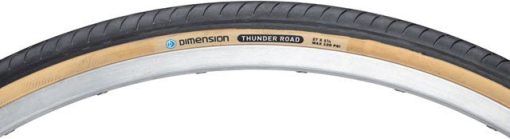 MSW Thunder Road Tire - 27 x 1-1/4, Wirebead, Tan - Image 3