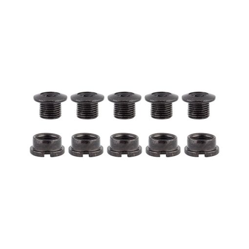 Origin 8 Alloy Single Speed Chainring Bolts - Black