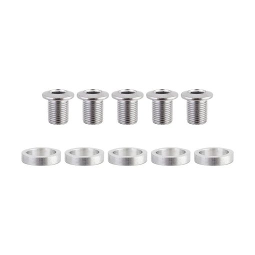 Origin 8 Chainring Bolts, Inner Triple, Steel - Chrome