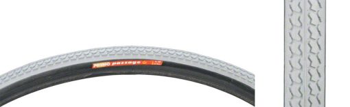 Primo Wheelchair Tire - 26 x 1, Clincher, Wire, Gray, Knobby Tread