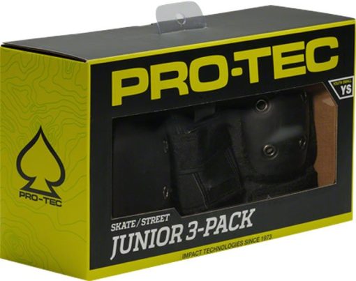 Pro-Tec Youth Street Gear Junior, 3-Pack: Black SM - Image 2