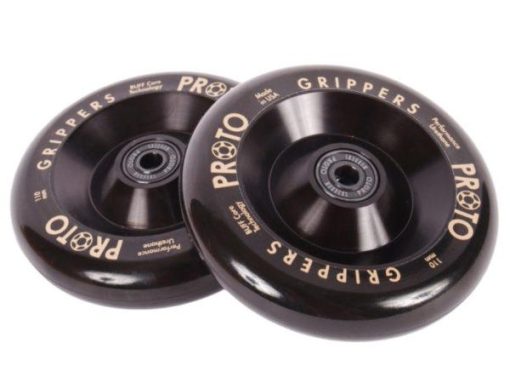 Proto Classic Full Core Grippers 110 (Black On Black) Scooter Wheels - Image 2