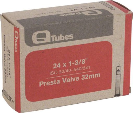 Q-Tubes / Teravail 24" x 1-3/8" 32mm Presta Valve Tube - Image 2