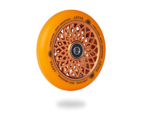 Root Industries 110mm x 24mm Lotus Scooter Wheels - Orange - Image 3