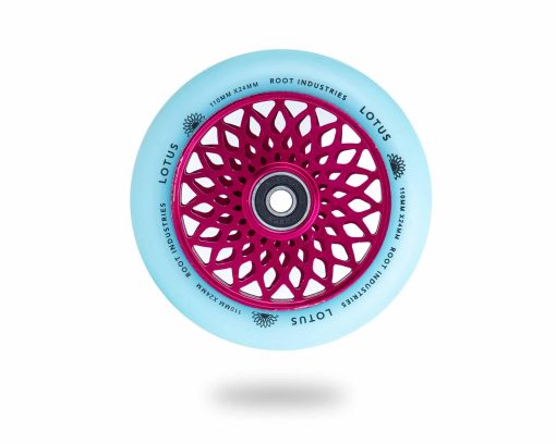 Root Industries 110mm x 24mm Lotus Scooter Wheels - Pink/Isotope