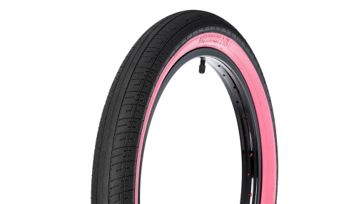 S&M Speedball - The Ultimate BMX Street Tire - 20x2.4 - Black/Pink