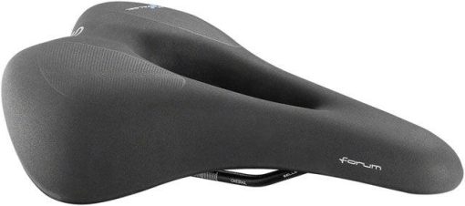 Selle Royal Forum Moderate Saddle - Steel, Black, Men's - Image 2