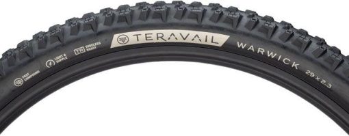 Teravail Warwick Tire - 29 x 2.3, Tubeless, Folding, Black, Ultra-Durable, Grip Compund - Image 3